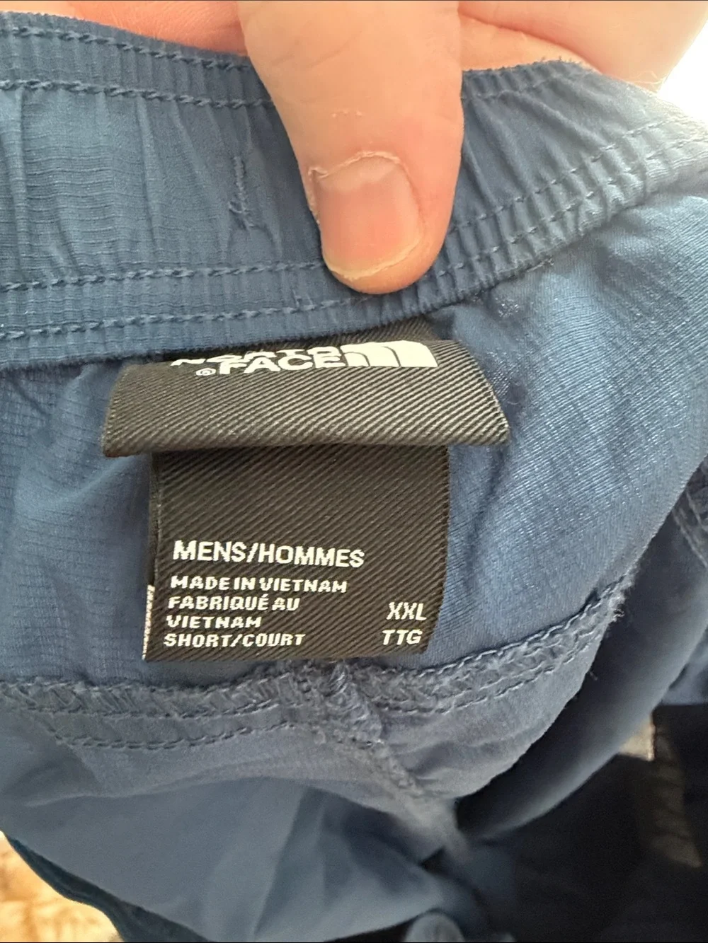 The North Face Navy Elastic Waist Casual Shorts
